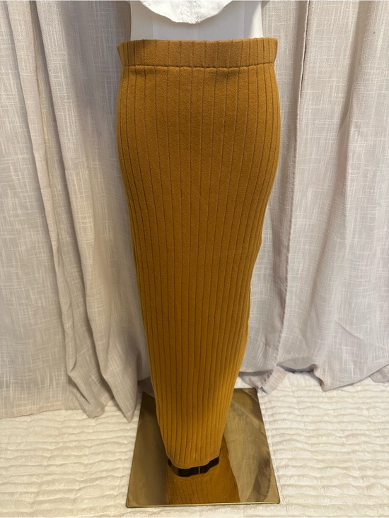 Ronny Kobo Collection Dresses & Skirts - Ronny Kobo Collection Ribbed Midi Skirt with high slit
